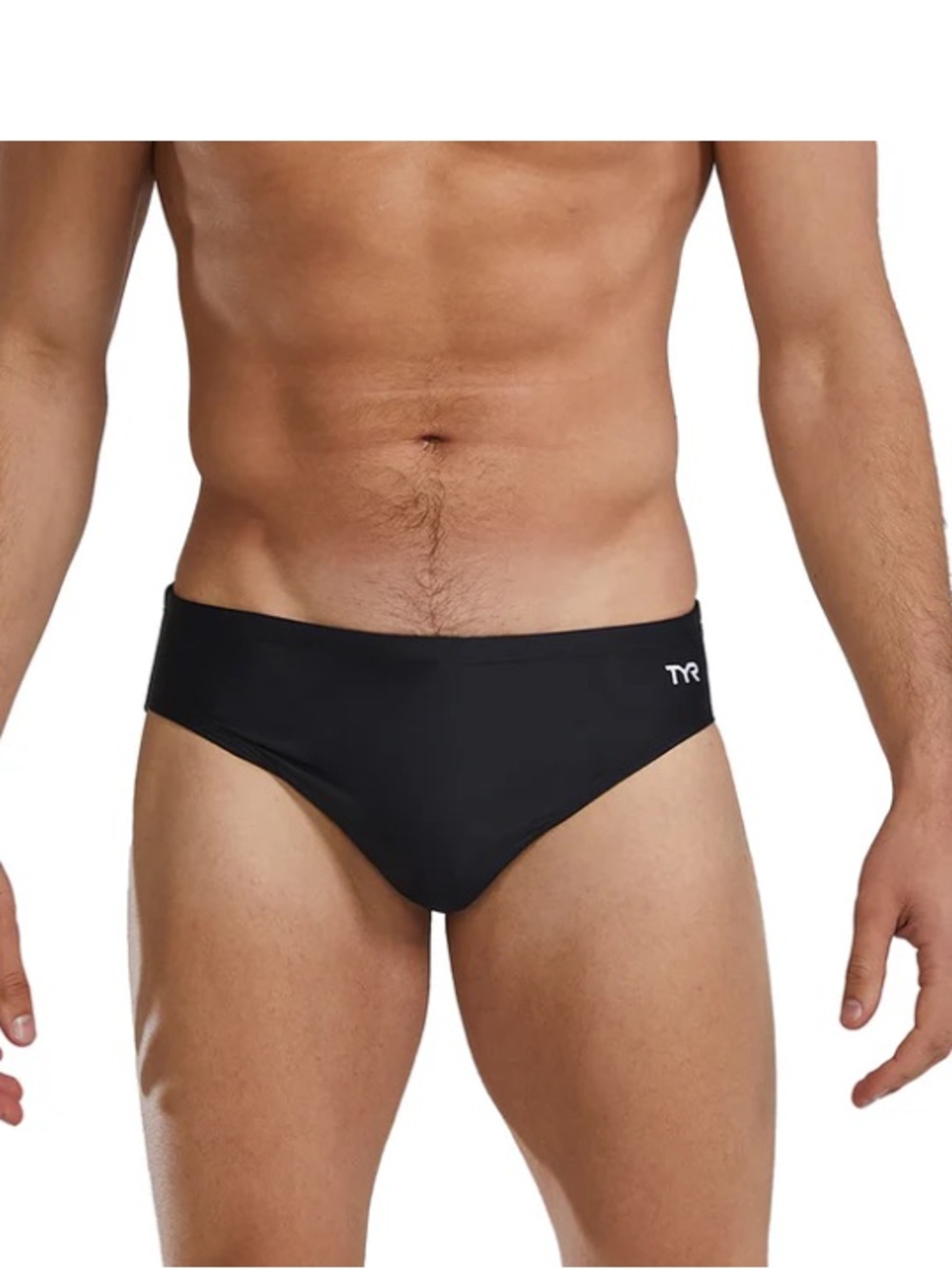 TYR TYReco™ Men's Brief Swimsuit - Solid, Black, Size 32, NWT